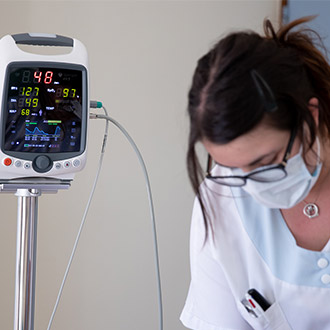 Repas servi à la clinique